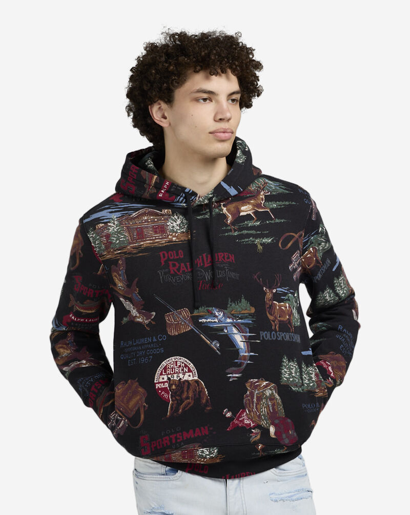 Polo Ralph Lauren Polo Sportsman Fleece Hoodie 710980790001-BLK Black 1
