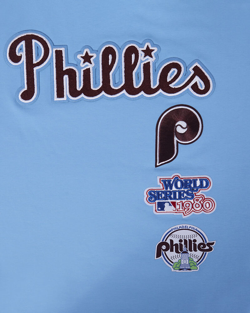 PRO STANDARD Philadelphia Phillies Retro Short Sleeve Classic Boxy Tee LPHA37671-UNI Blue 2