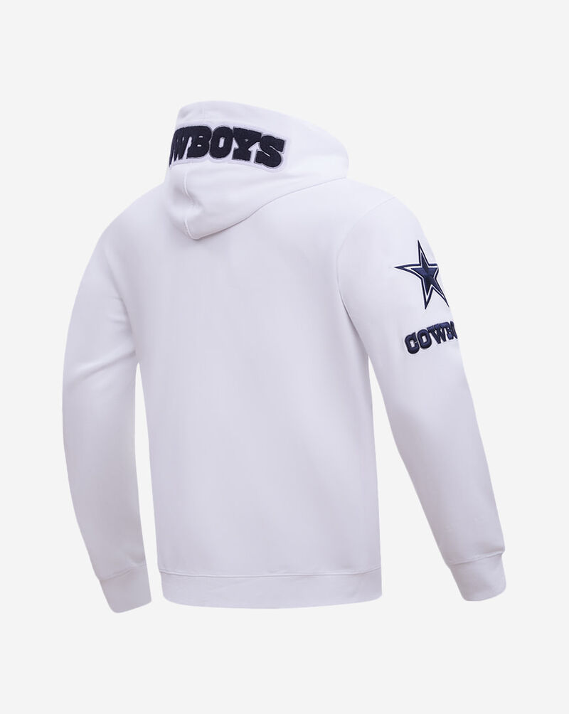 PRO STANDARD Dallas Cowboys Classic Chenille Double Knit Full-Zip Hoodie FDC5410296-WHT White 3
