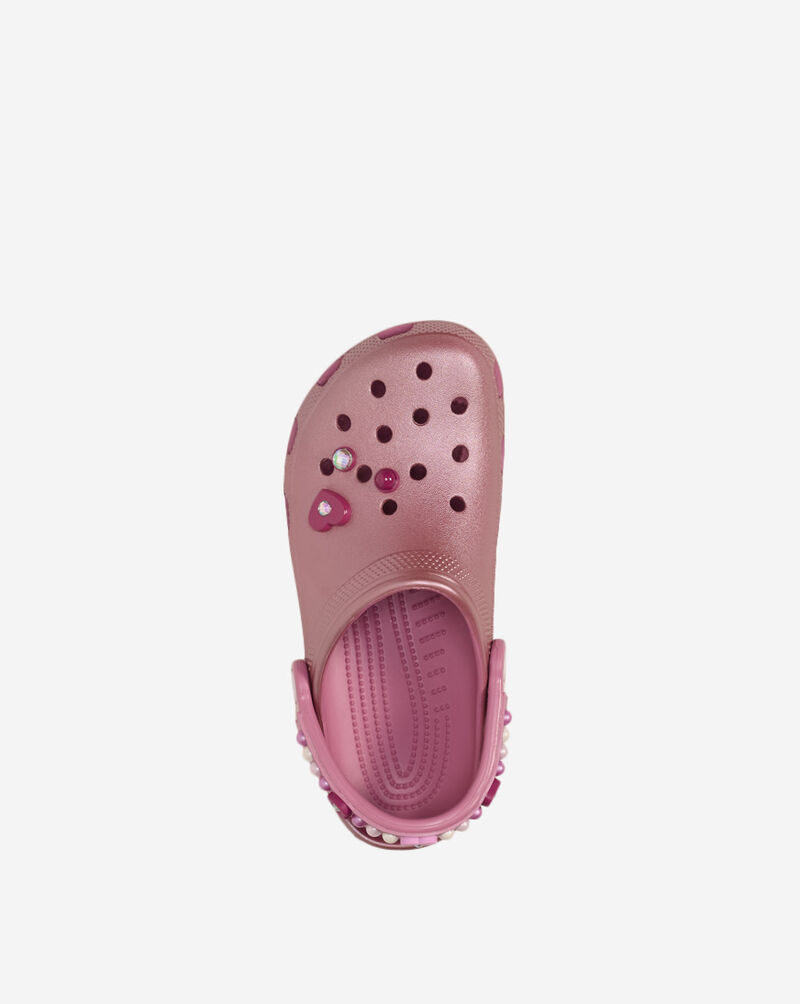Crocs Grade School Classic Clog 214404-1BEJ Pink 7
