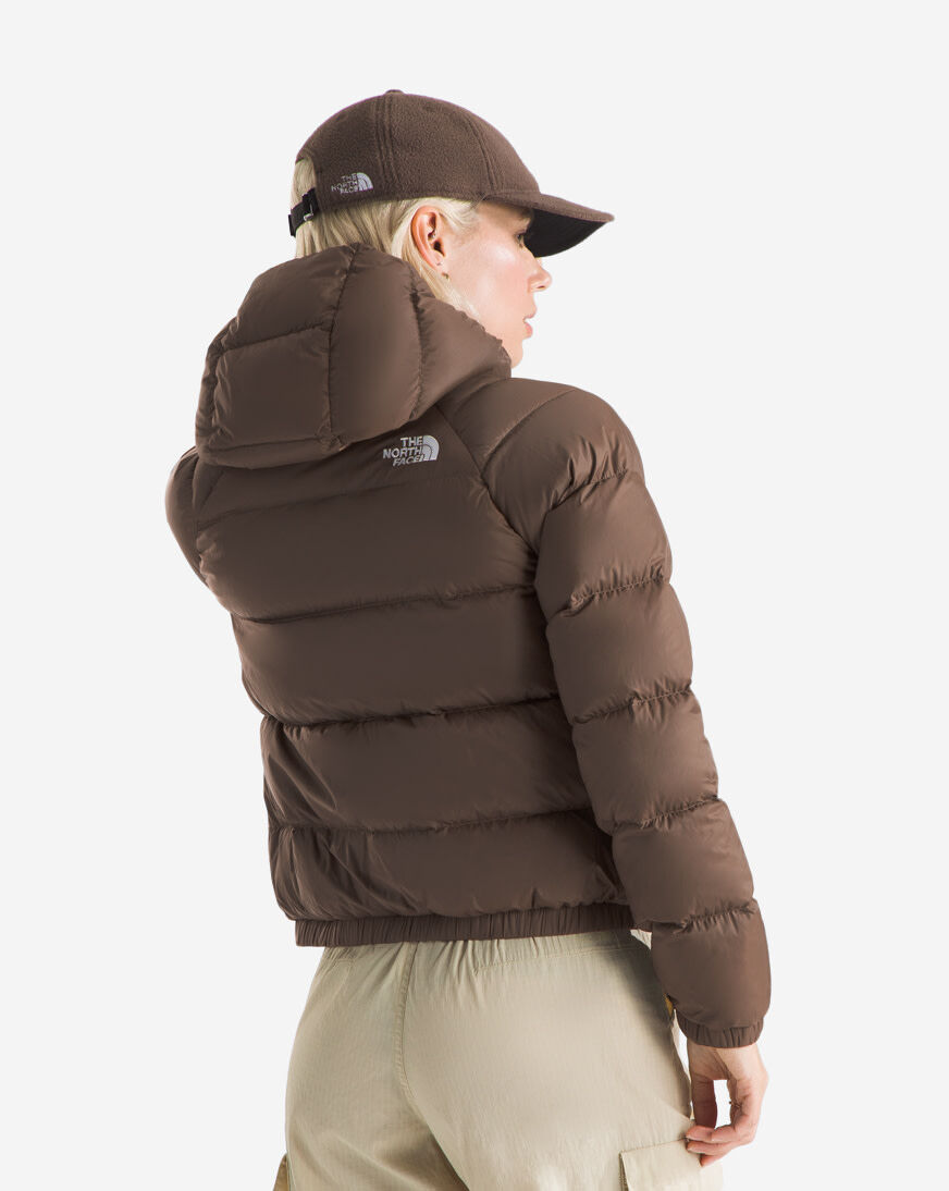 Shop The North Face Hydrenalite Down Hoodie NF0A5GGG-1OI brown