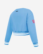 Big Girls' St. Louis Cardinals Retro Classic Rib Fleece Crewneck