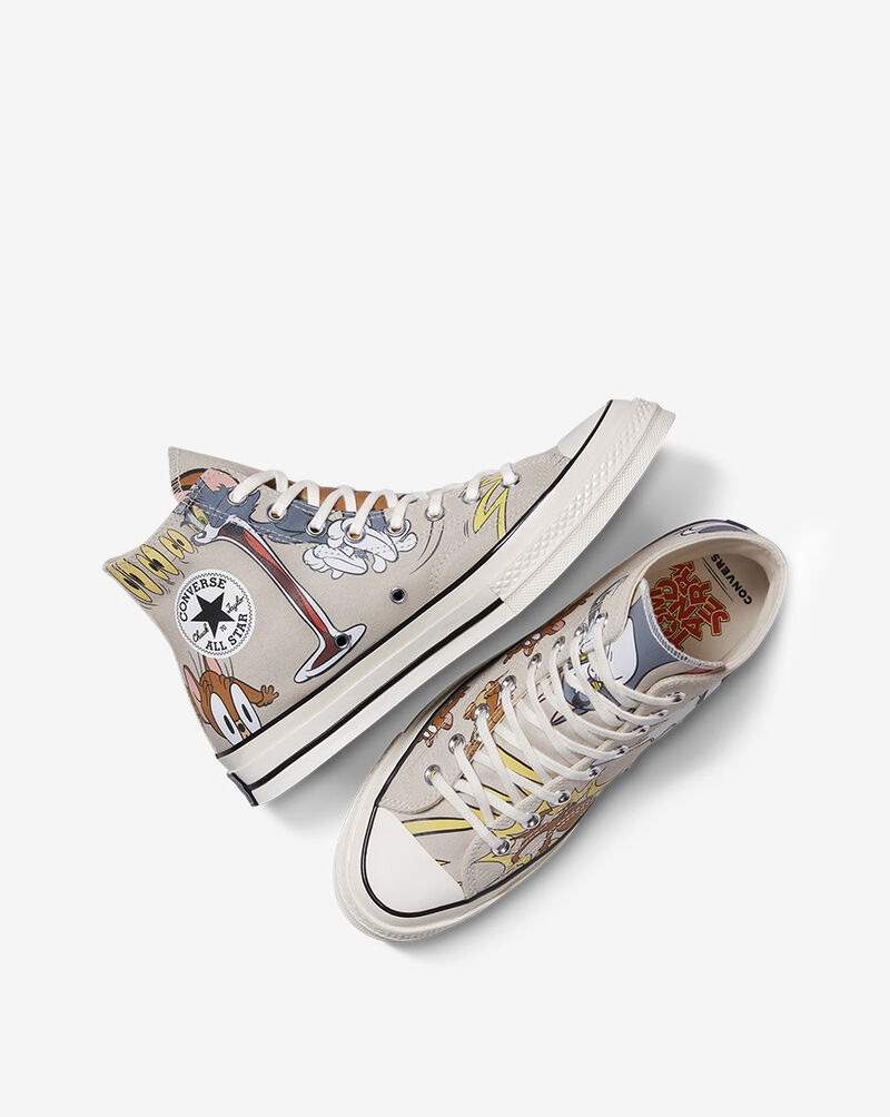 Converse Grade School Tom and Jerry Chuck 70 HI A15111CJ Grey 3