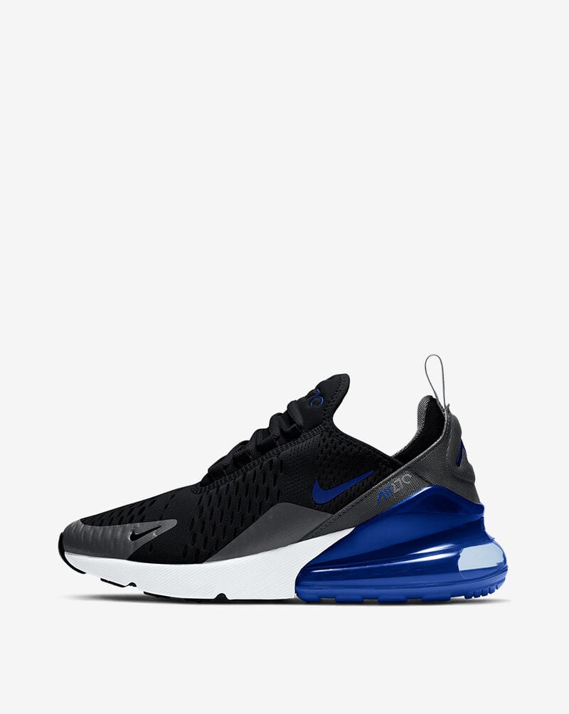 Nike Shoes Air Max 270 All Black Blue Bubble Athletic Shoes Nike