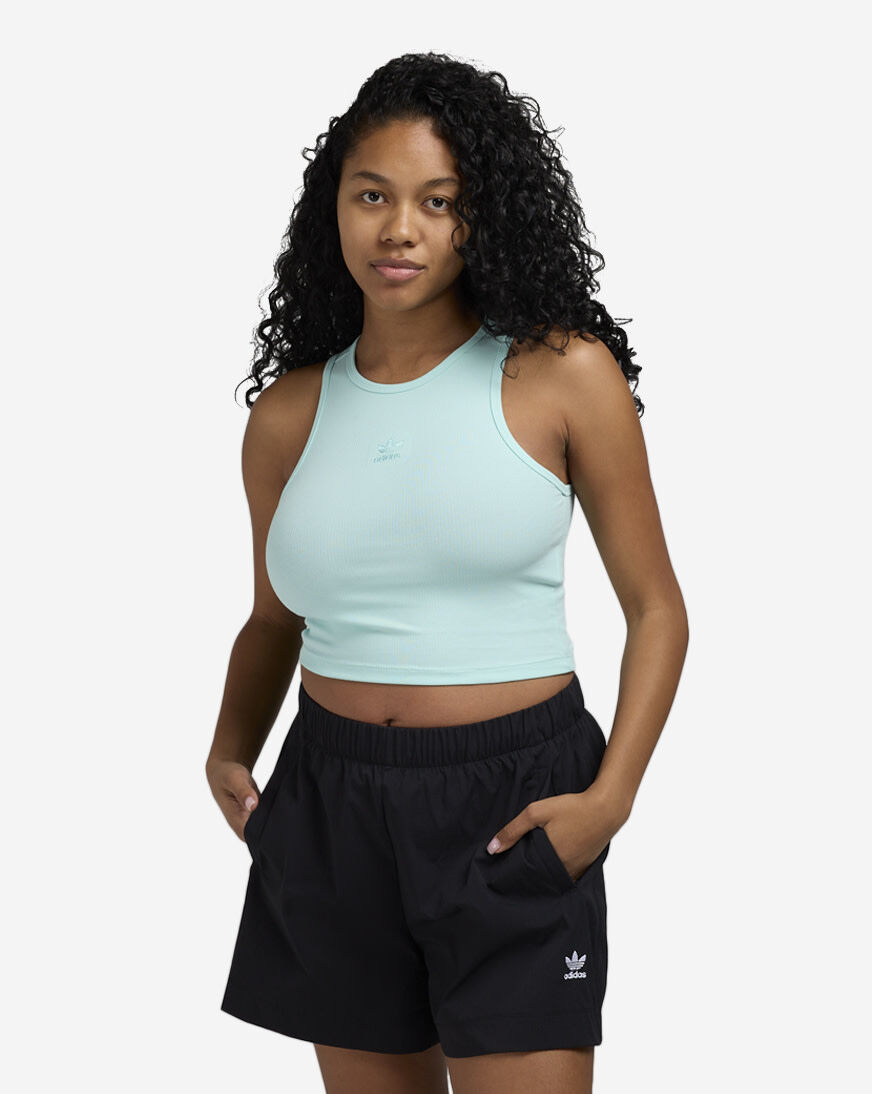 Shop adidas Essentials Rib Tank JC9008 blue | SNIPES USA