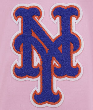 New York Mets Classic Chenille Double Knit Full-Zip Hoodie