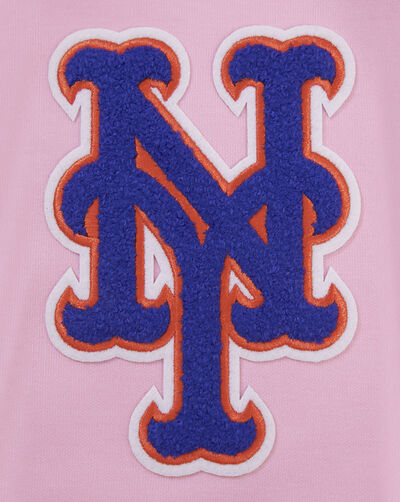 New York Mets Classic Chenille Double Knit Full-Zip Hoodie