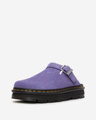 Zebzag Suede Slingback Platform Mules