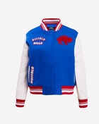 PRO STANDARD Buffalo Bills Retro Classic Rib Wool Varsity Jacket FBBH43999-RYR Blue 1
