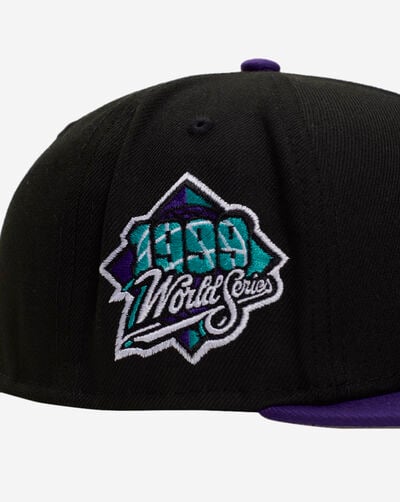 9Fifty Grape New York Yankees Retro Hooks Fitted Hat 9Fifty Grape New York Yankees Retro Hooks Fitted Hat