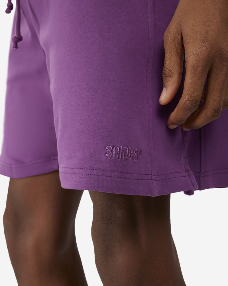 SNIPES Essential Logo Fleece Shorts SNQ124004M-GRP Purple 3