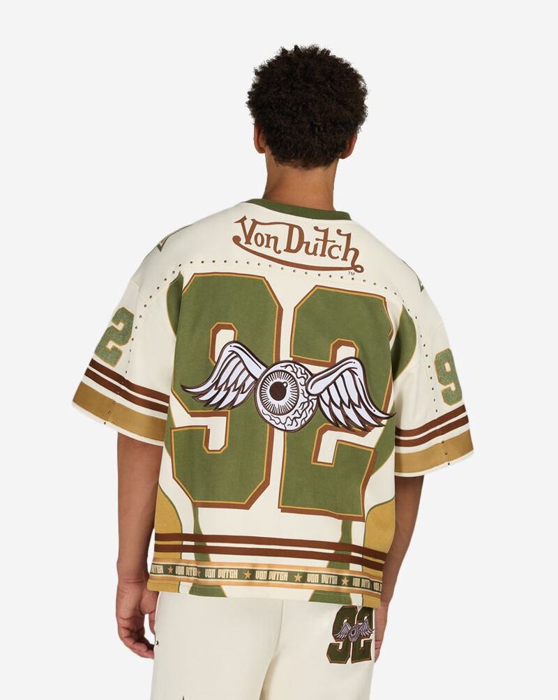 Von Dutch Varsity Wing Terry Jersey  4VND5B0700-PRI cream 2