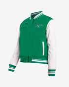 PRO STANDARD Philadelphia Eagles Retro Classic Rib Wool Varsity Jacket FPEH44149-KWH Green 3
