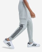 adidas Kids' 3-Stripes Cargo Fleece Joggers OK01210-MEDHTHRGRY Grey 3
