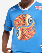 Von Dutch Eyeball Swirls Boxy Jersey Top VND5B0808 Blue 3