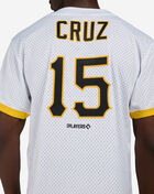 Mitchell  Ness Pittsburgh Crawfords Oneil Cruz Authentic Batting Practice Jersey JY19317-PCRWHIT White 3