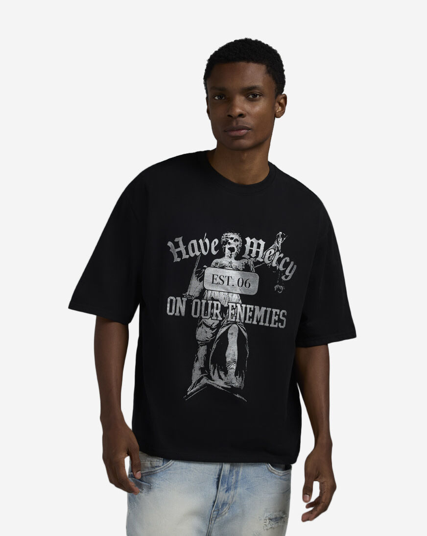Shop Graphic Tees Foil Have Mercy Tee RR5-008T-001 black | SNIPES USA