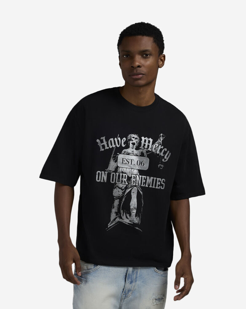 Graphic Tees Foil Have Mercy Tee RR5-008T-001 Black 1