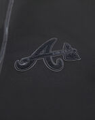 Atlanta Braves Triple Black Double Knit Full Zip Hoodie