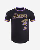 PRO STANDARD Los Angeles Lakers Retro Classic Double Knit Tee BLL156002-BKY Black 1