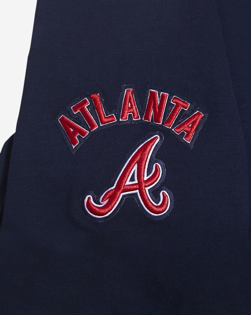 PRO STANDARD Atlanta Braves Mash Up Boxy Tee  LABA35143-MDN Blue 4