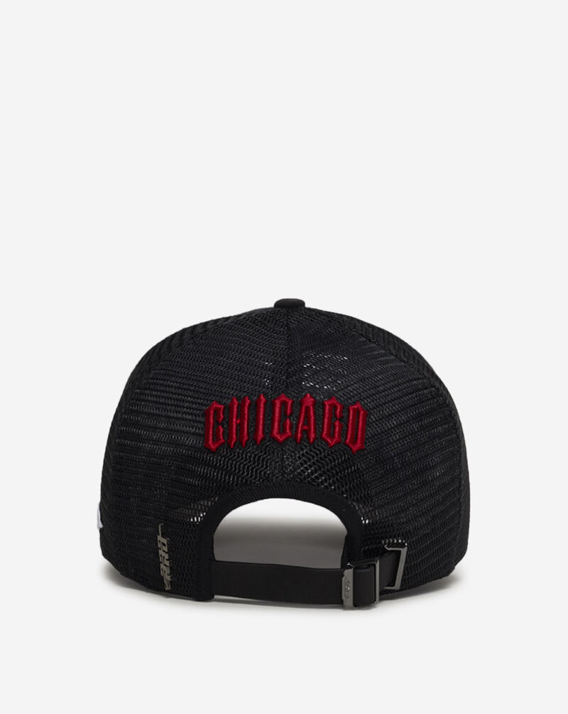 PRO STANDARD Chicago Bulls Breakout Wool Blend Pro Pinch Snapback Hat BCB7517590-BLK Black 3