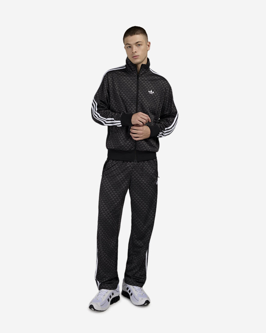 Shop adidas Firebird Loose Monogram Track Top KC9158 black