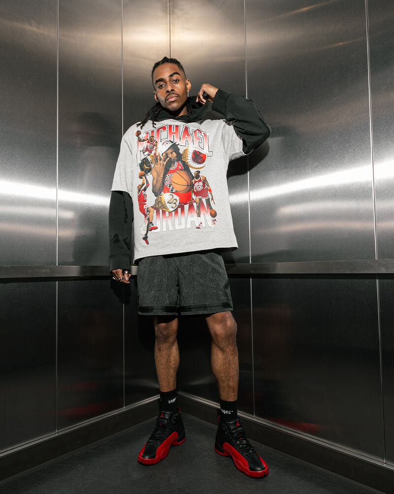 Jordan Flight Essentials Action Oversized T-Shirt HM7131-050 Grey 5