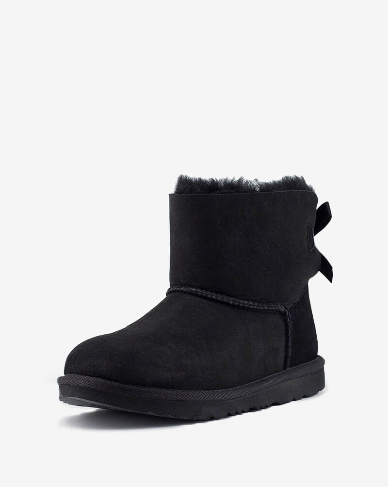 UGG Grade School Mini Bailey Bow II Boots 1017397KBLKJ Black 2