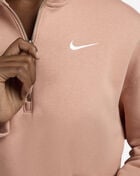 Nike NSW Phoenix Fleece 1/4-Zip Cropped Sweatshirt DQ5767-688 Pink 3