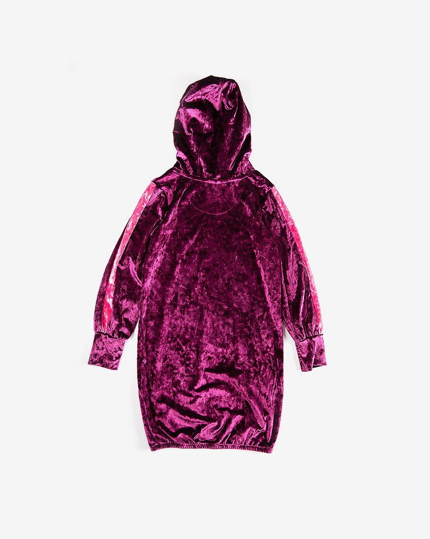 nike velour hooded dress
