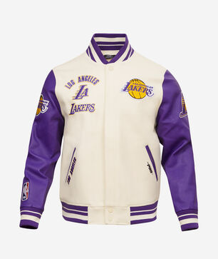 Los Angeles Lakers Retro Classic Rib Wool Varsity Jacket