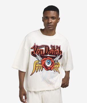  Floral Logo Cropped Tee