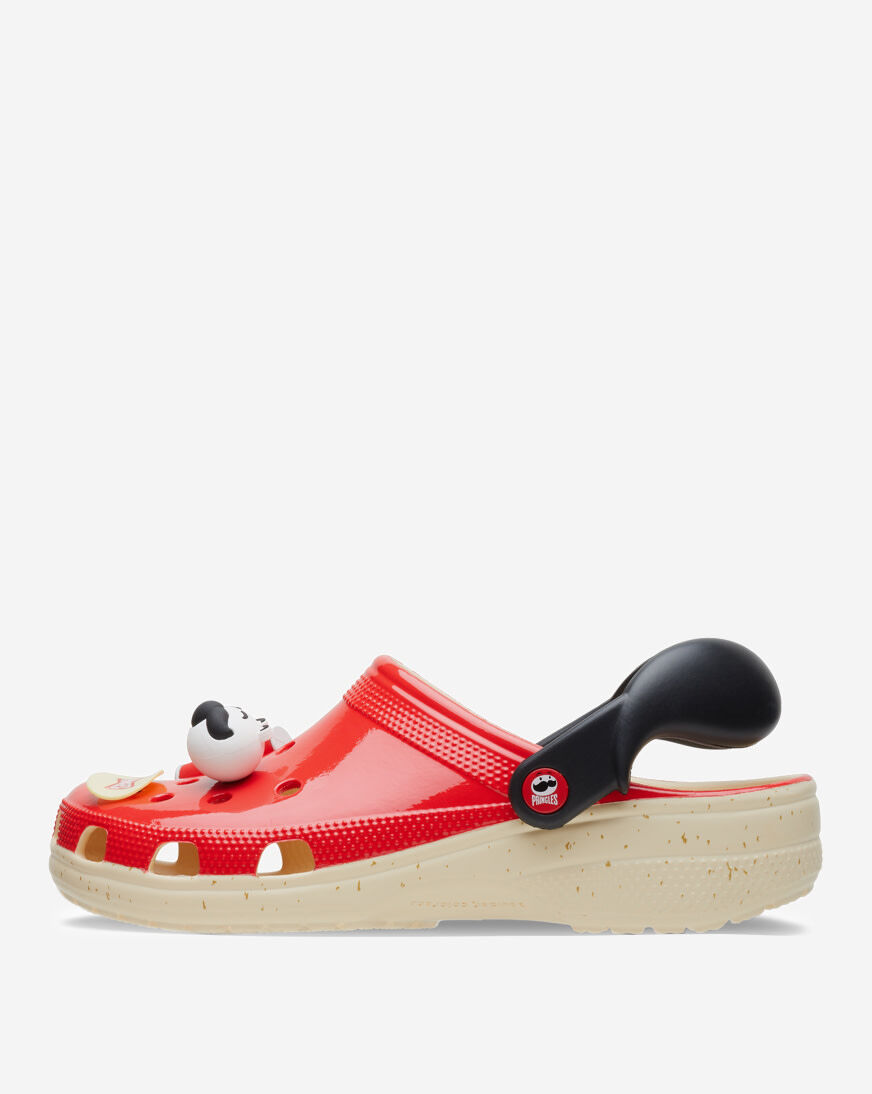 スニーカー ^CROCS^ Pringles 209642-6AD New Mens CROCS X PRINGLES CLASSIC CLOG 209642-6AD RED