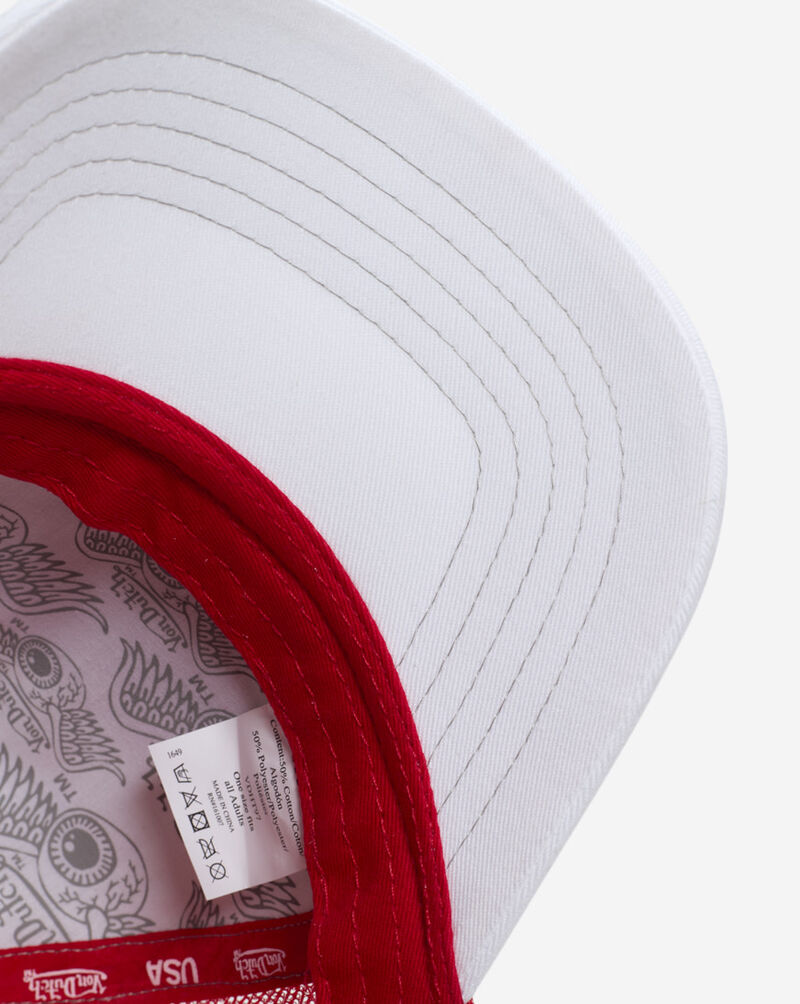 Von Dutch Staple Trucker Hat VDHT97-GYMRED Red 4