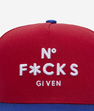 No F Given Varsity 2 Tone Twill Meshback Trucker