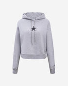 PRO STANDARD Dallas Cowboys Classic Fleece Cropped Pull Over Hoodie FDCC410316-HGR Grey 1
