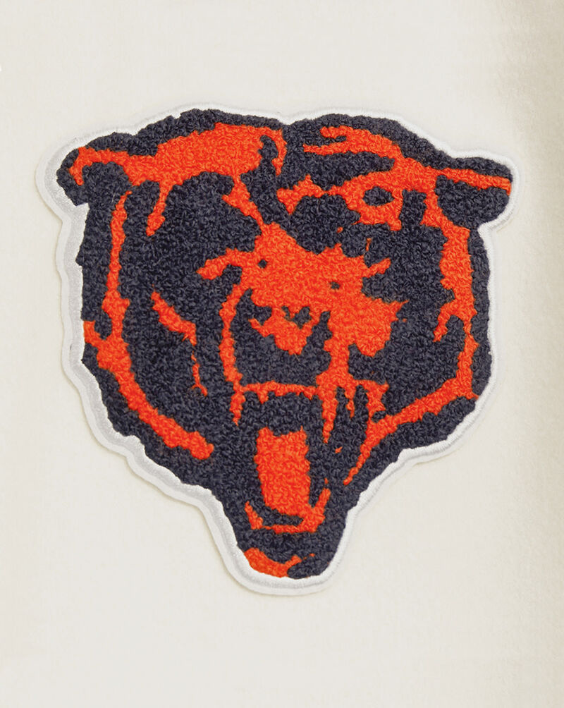 PRO STANDARD Chicago Bears Retro Classic Rib Wool Varsity Jacket FCHH44001-EMN cream 4