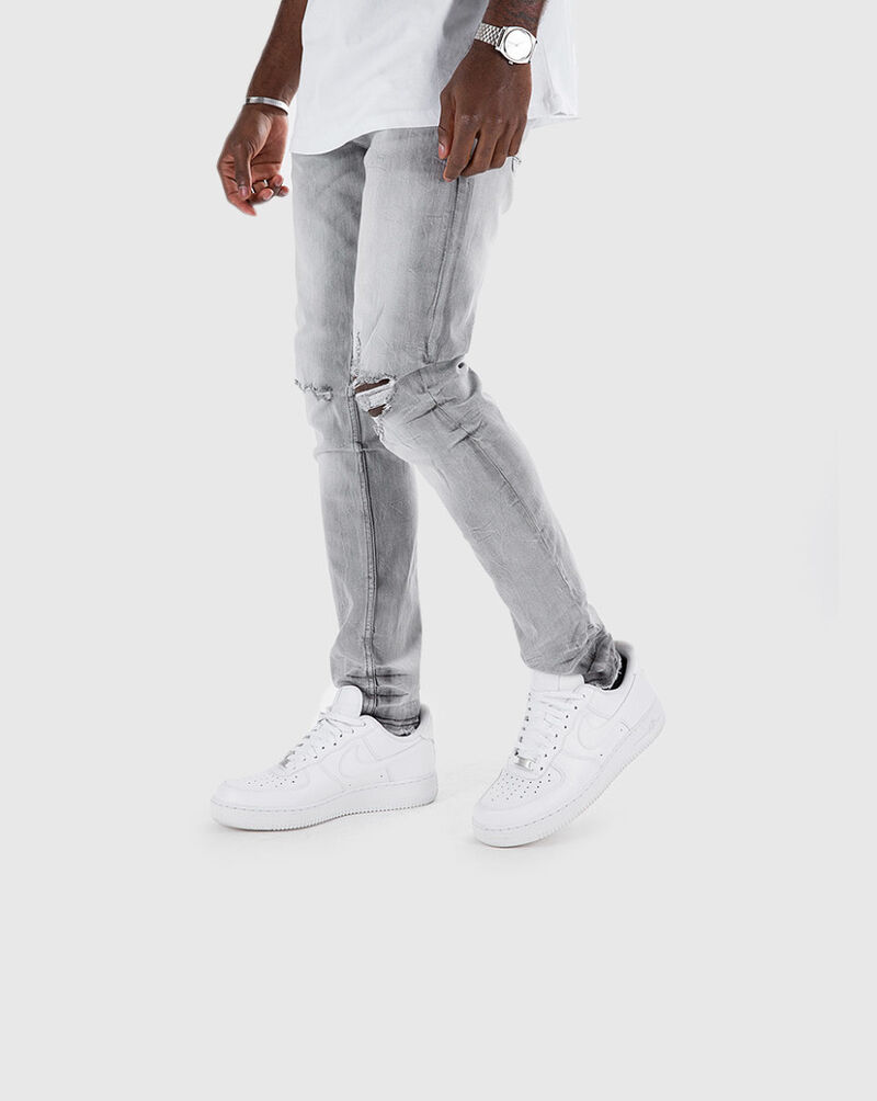 Jordan Craig Sean Fir Modern Slim Tapered Jeans JM3297-GREY Grey 1