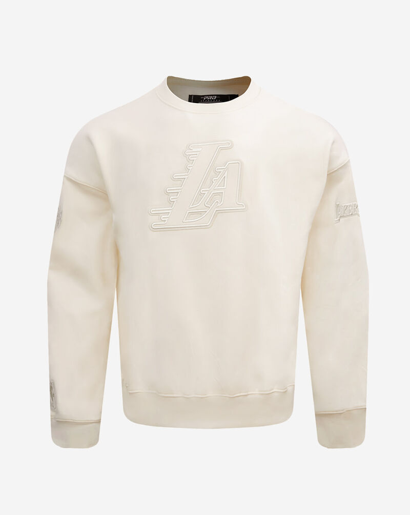 PRO STANDARD neutral drop shoulder fleece crewneck eggshell BLL557340-EGG cream 1
