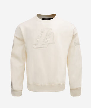 Los Angeles Lakers Neutral Drop Shoulder Fleece Crewneck