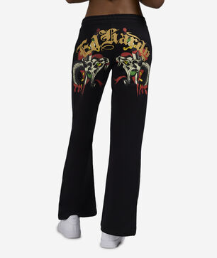 Heart Snake Fleece Pants