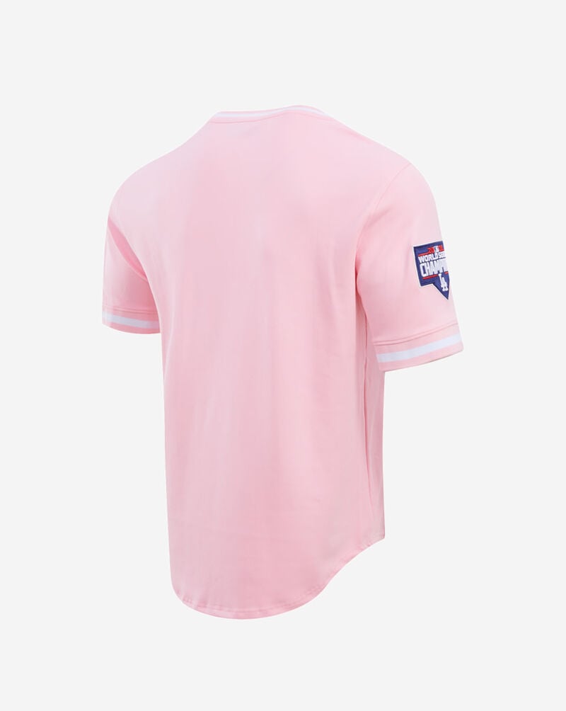 PRO STANDARD Los Angeles Dodgers Classic Chenille Double Knit Tee LLD131900-PNK Pink 3