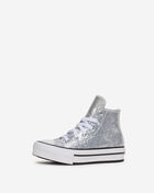 Converse Pre-School Chuck Taylor All Star Lift Platform Disco A17658C silver 2