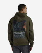 Forgotten Faces Forgotten Biker Hoodie FOFUS158-00176 Green 2