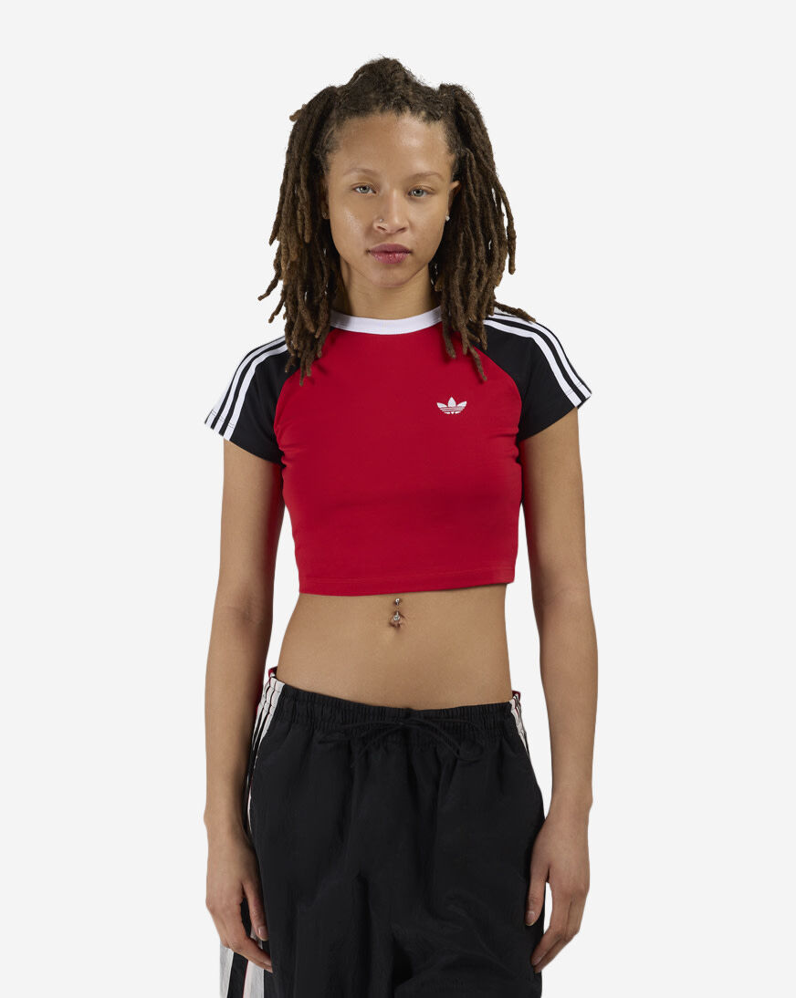 Shop adidas SST Baby Tee KD7985 red | SNIPES USA