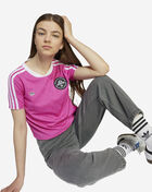 adidas Girls' AOP Cropped Soccer Top JV7683 Pink 3