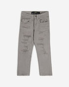 Jordan Craig Kids' Clean Distressed Slim Fit Jeans (2-7) JS975RK-LTGRY Grey 1