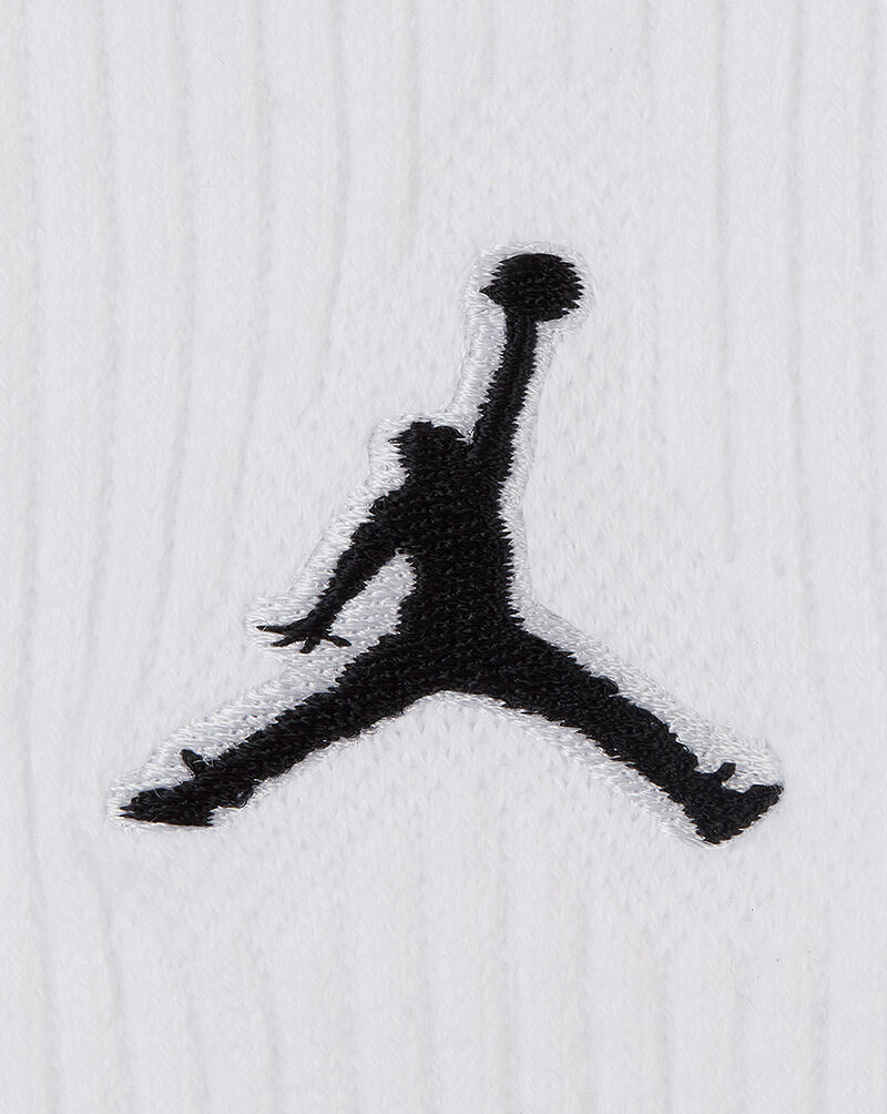 Jordan Jumpman Crew 3 Pack Socks SX5545-100 White 3