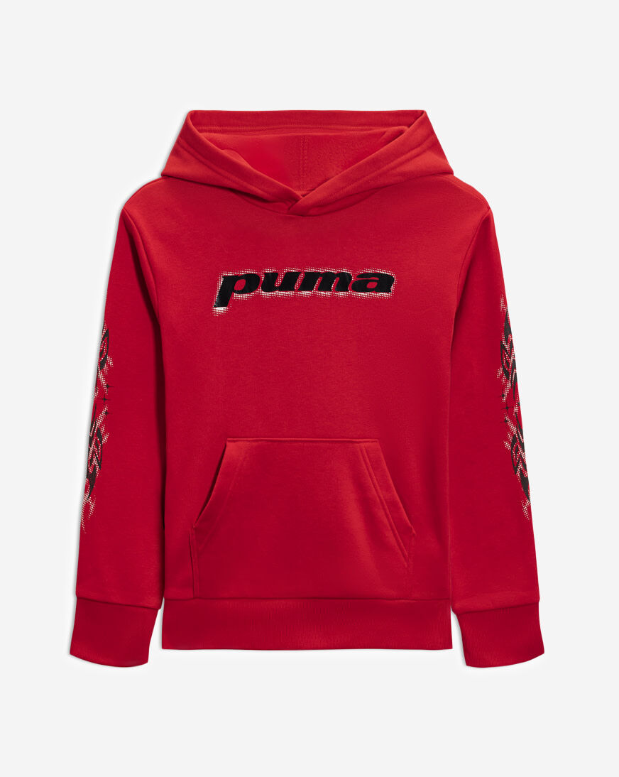 Shop Puma Grade School Street X CTN Fleece Pullover Hoodie